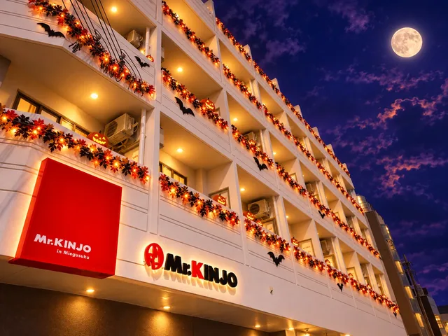 HOTEL KINJO エアポート 787 外観（ハロウィンイメージ）