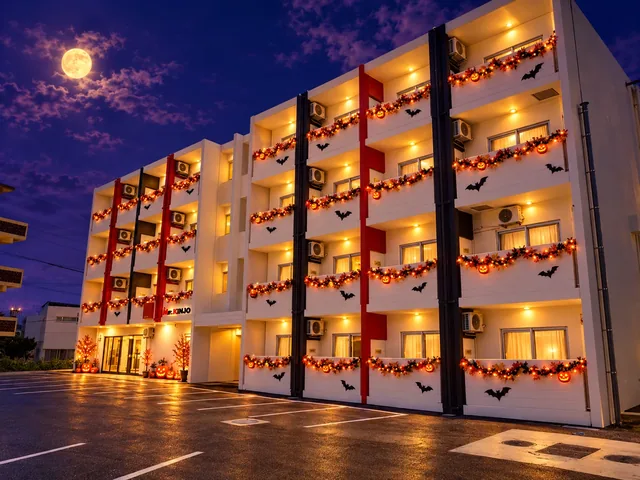 HOTEL KINJO 宮古島Happiness1 サンセット館 811 外観（ハロウィンイメージ）